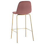 Барный стул на золотистых ножках VENDRAMIN Pink варинант исполнения - 4 | Loft Concept в Кирове