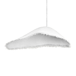 Подвесной светильник с асимметричным волнообразным абажуром и фактурной бахромой по краю Tactile Line варинант исполнения - 10 | Loft Concept в Кирове