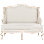 Диван двухместный из массива бука бежевый Solid Luxury варинант исполнения - 1 | Loft Concept в Кирове