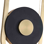 Бра с овальной рамойцвета латунь и черным кругом в центре Midnight Orbit варинант исполнения - 2 | Loft Concept в Кирове