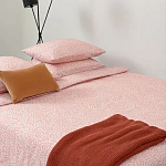 Постельное белье розового цвета с рисунком 150х200 см Blossom Essence варинант исполнения - 5 | Loft Concept в Кирове