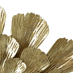 Зеркало круглое настенное в металлической раме Sunny Golden Petals варинант исполнения - 5 | Loft Concept в Кирове