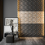 Гипсовая 3D панель с принтографией PM-101 варинант исполнения - 2 | Loft Concept в Кирове