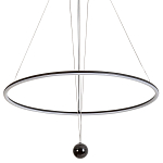 Светодиодная люстра Black LED Circle and Ball Lamp варинант исполнения - 1 | Loft Concept в Кирове