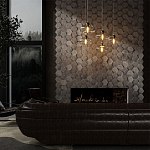 Гипсовая 3D панель с принтографией PM-47 варинант исполнения - 1 | Loft Concept в Кирове