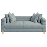 Дизайнерский Диван Lancaster Серо-голубое букле варинант исполнения - 3 | Loft Concept в Кирове