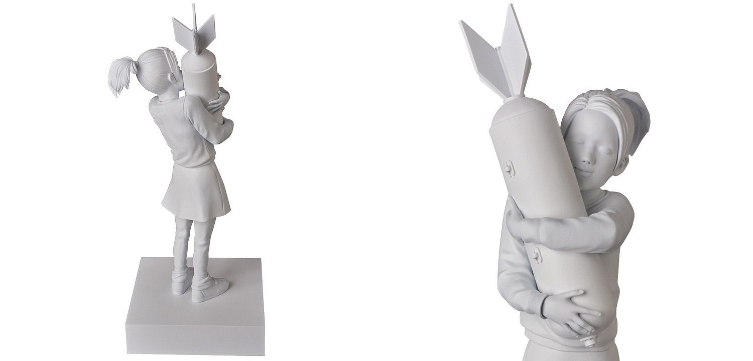 Статуэтка Banksy Bomb Hugger Sculpture White Статуэтка Banksy Bomb Hugger Sculpture White - Loft-Concept в Кирове
