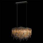 Люстра подвесная с металлическими цепочками и изогнутыми металлическими дугами 72 см Atlantis Chain варинант исполнения - 3 | Loft Concept в Кирове