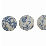  Набор керамических шаров с синей росписью Oriental Blue & White Ornament Vases варинант исполнения - 3 | Loft Concept в Кирове