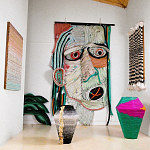 Арт-Объект плетеный из нитей большой портрет Joana Schneider  варинант исполнения - 1 | Loft Concept в Кирове