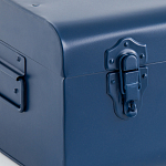 Металлический сундук Metal Dark Blue варинант исполнения - 4 | Loft Concept в Кирове