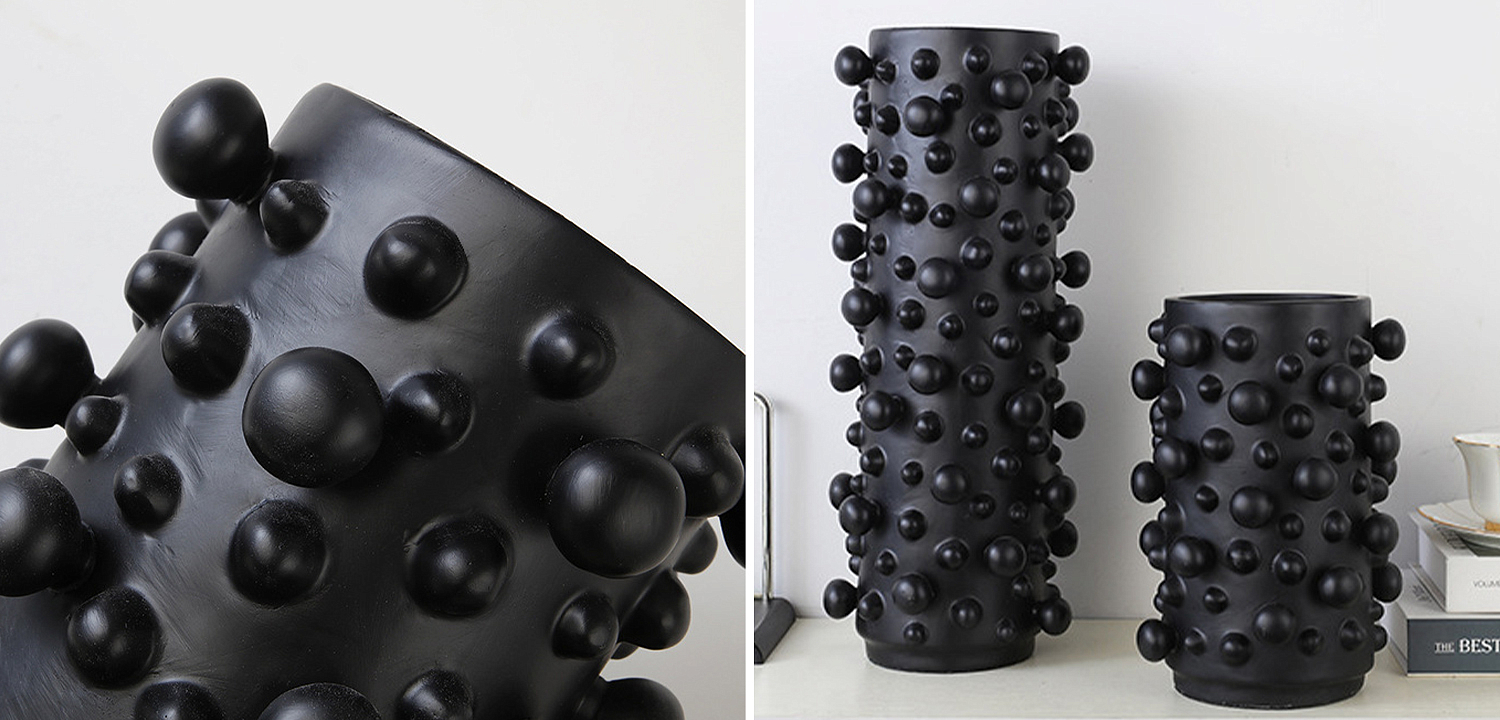 Ваза Molecule Vase Black M Ваза Molecule Vase Black M - Loft-Concept в Кирове