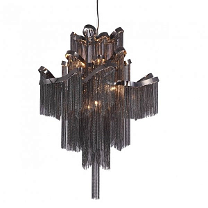 Люстра Ava Chain Atlantis Chandelier Black