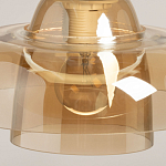 Подвесной светильник с двухъярусным плафоном цвета янтарь Honey Layer варинант исполнения - 8 | Loft Concept в Кирове