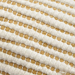 Чехол на подушку горчичного цвета с бахромой и объемным узором Ethnic mix варинант исполнения - 2 | Loft Concept в Кирове