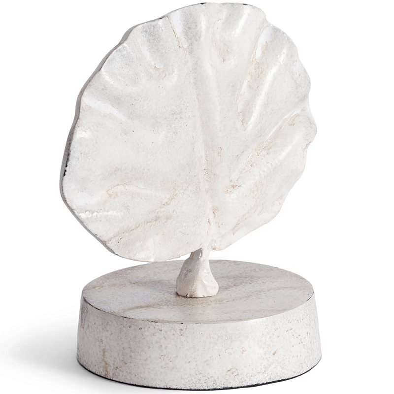 Статуэтка белая Metal Flowers Аntique Рlating Белое золото винтаж в Кирове | Loft Concept 