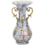 Ваза фарфоровая с попугаями Gaya варинант исполнения - 1 | Loft Concept в Кирове