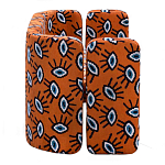 Акцентный Двухместный Диван Leela Оранжевый Орнамент варинант исполнения - 4 | Loft Concept в Кирове