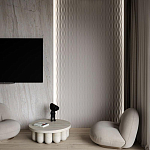 Гипсовая 3D Панель M-16 варинант исполнения - 1 | Loft Concept в Кирове