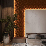 Гипсовая 3D Панель M-43 варинант исполнения - 1 | Loft Concept в Кирове