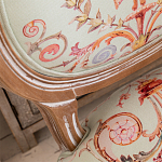 Стул из массива бука светло-зеленый с растительным орнаментом Raffael Angel Green Chair варинант исполнения - 2 | Loft Concept в Кирове