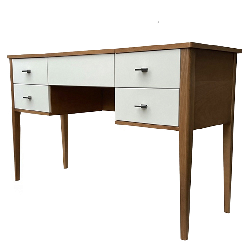 Стол письменный из массива бука Tasteful Furniture Table Коричневый Слоновая кость  в Кирове | Loft Concept 