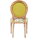 Стул из массива бука бежевый с изображением птиц и цветов Beige Green Chinoiserie Birds Garden Chair варинант исполнения - 2 | Loft Concept в Кирове