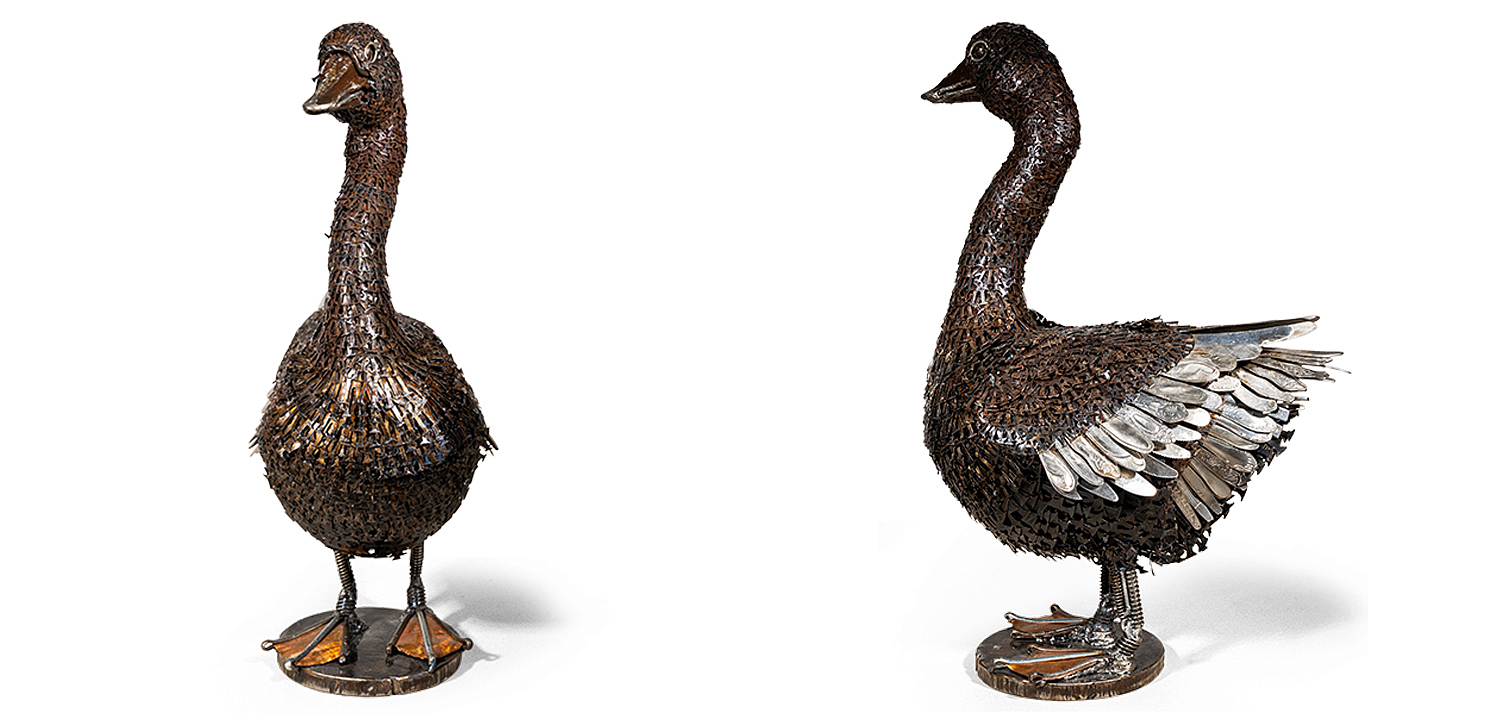 Статуэтка из стали Гусь - Loft-Concept в Кирове