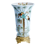 Ваза из фарфора с бронзовыми элементами Tropical Garden варинант исполнения - 1 | Loft Concept в Кирове