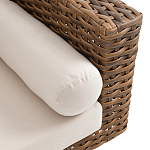 Трехместный садовый диван из плетеного пластика Matteo варинант исполнения - 3 | Loft Concept в Кирове