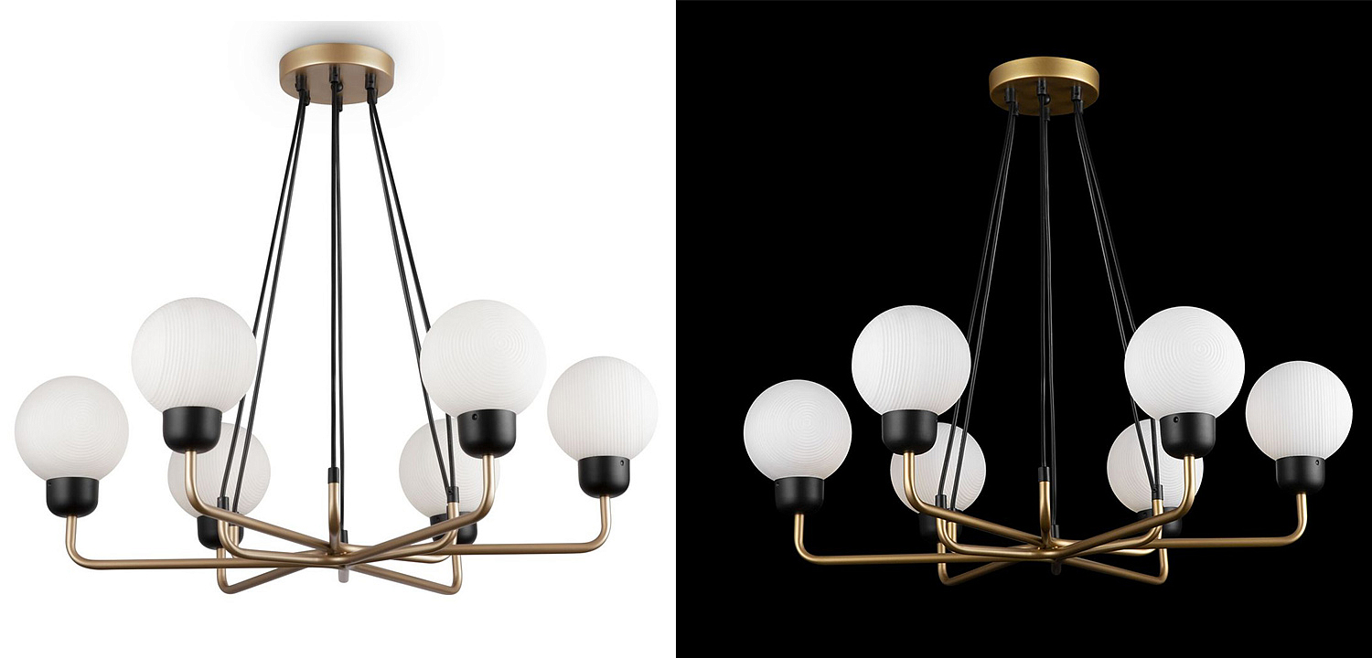 Люстра Andresa Chandelier 6 Balls Люстра Andresa Chandelier 6 Balls - Loft-Concept в Кирове