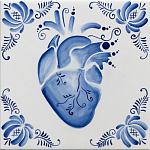 Плитка с узором Мое сердце варинант исполнения - 2 | Loft Concept в Кирове