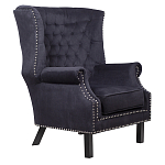 Кресло Charlie Armchair black velour варинант исполнения - 1 | Loft Concept в Кирове