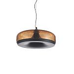 Подвесной светильник с стеклянным плафоном LED 42W 3000K Glass Textured Lampshade варинант исполнения - 2 | Loft Concept в Кирове