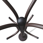 Вешалка напольная коричневая с 4-мя металлическими крючками Noble Branches варинант исполнения - 3 | Loft Concept в Кирове