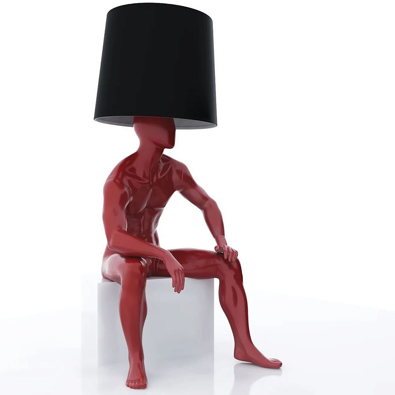 Лампа MALE MANNEQUIN LAMP с абажуром Глянцевый черный Черный матовый Глянцевый белый Белый матовый Серый матовый Золотой Красный Шампань Лампа MALE MANNEQUIN LAMP с абажуром Глянцевый черный Черный матовый Глянцевый белый Белый матовый Серый матовый Золотой Красный Шампань в Кирове | Loft Concept