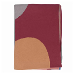 Плед из хлопка с абстрактным принтом Elysian Flow Ember варинант исполнения - 5 | Loft Concept в Кирове