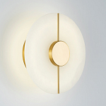 Бра с плафоном из камня в форме диска Buccio Stone Disk Wall Lamp варинант исполнения - 2 | Loft Concept в Кирове