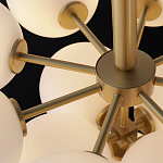 Люстра круглая со стеклянными сферами Maleficent варинант исполнения - 3 | Loft Concept в Кирове