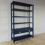 Стеллаж с двумя ящиками Elsa Dreams Blue варинант исполнения - 1 | Loft Concept в Кирове