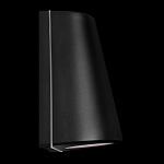 Уличный настенный светильник светодиодный конусообразной формы черного цвета из металла Urban Minimalist варинант исполнения - 3 | Loft Concept в Кирове