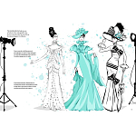 Megan Hess. Audrey Hepburn варинант исполнения - 2 | Loft Concept в Кирове