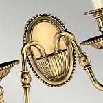 Бра с 2-мя бежевыми абажурами в классическом стиле Hinkley варинант исполнения - 5 | Loft Concept в Кирове