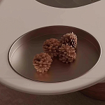 Журнальный столик фигурный со стеклянной столешницей Table Drop варинант исполнения - 6 | Loft Concept в Кирове