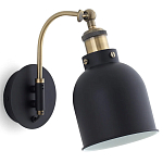 Бра с черным плафоном из металла Roomsy варинант исполнения - 1 | Loft Concept в Кирове