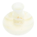 Подсвечник в виде чаши из натурального камня оникс Stone Candlestick варинант исполнения - 2 | Loft Concept в Кирове