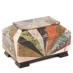 Шкатулка из натурального камня змеевик Stone Casket варинант исполнения - 1 | Loft Concept в Кирове