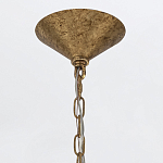 Люстра подвесная с круглыми дисками из серого фактурного стекла с белым матовым шаром внутри Quintiesse варинант исполнения - 4 | Loft Concept в Кирове