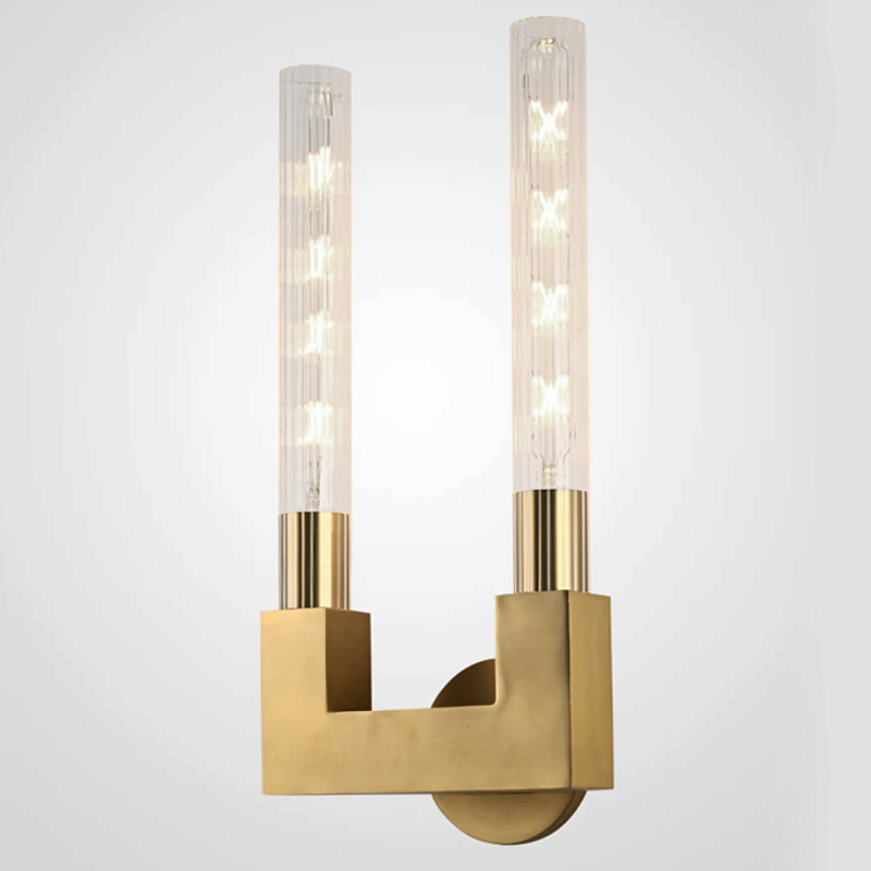 Бра CANELLE wall lamp DOUBLE Sconces Латунь в Кирове | Loft Concept 