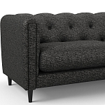 Мебельная ткань Шенилл темно-серый цвет 138 см T4-40 варинант исполнения - 4 | Loft Concept в Кирове